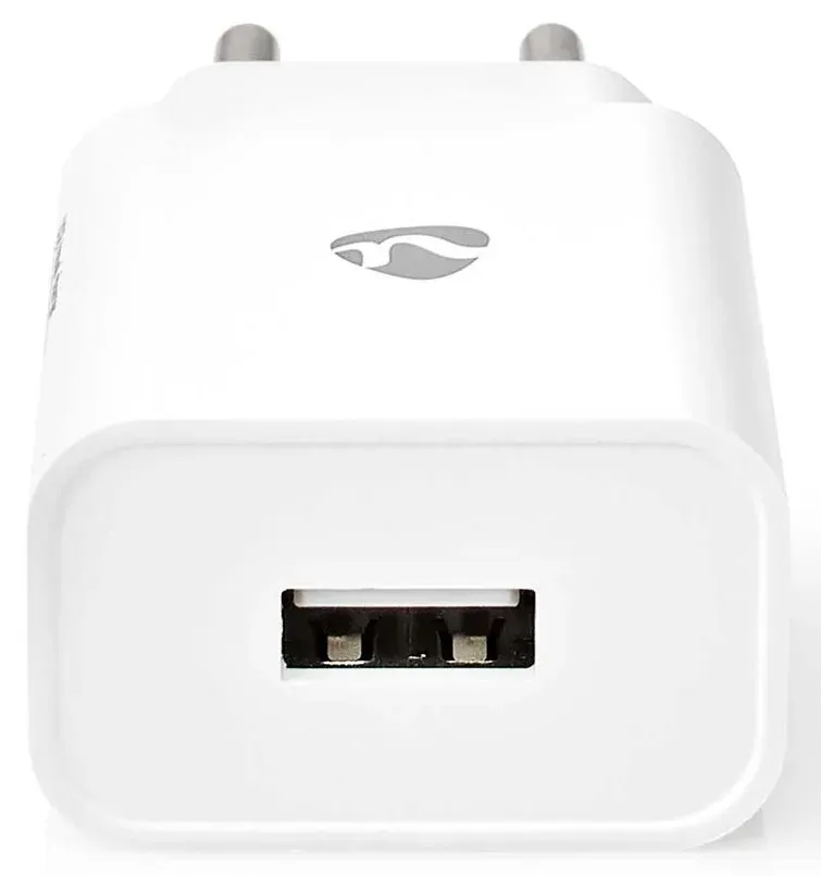 NEDIS síťová nabíječka/ 12 W/ 5 V/ 2.4 A/ rychlé nabíjení/ USB-A/ bílá