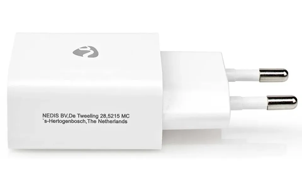 NEDIS síťová nabíječka/ 12 W/ 5 V/ 2.4 A/ rychlé nabíjení/ USB-A/ bílá