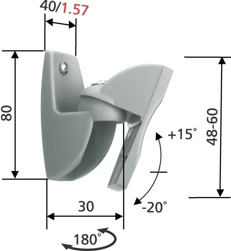 Držák repro Vogel´s VLB 500 black do 5kg