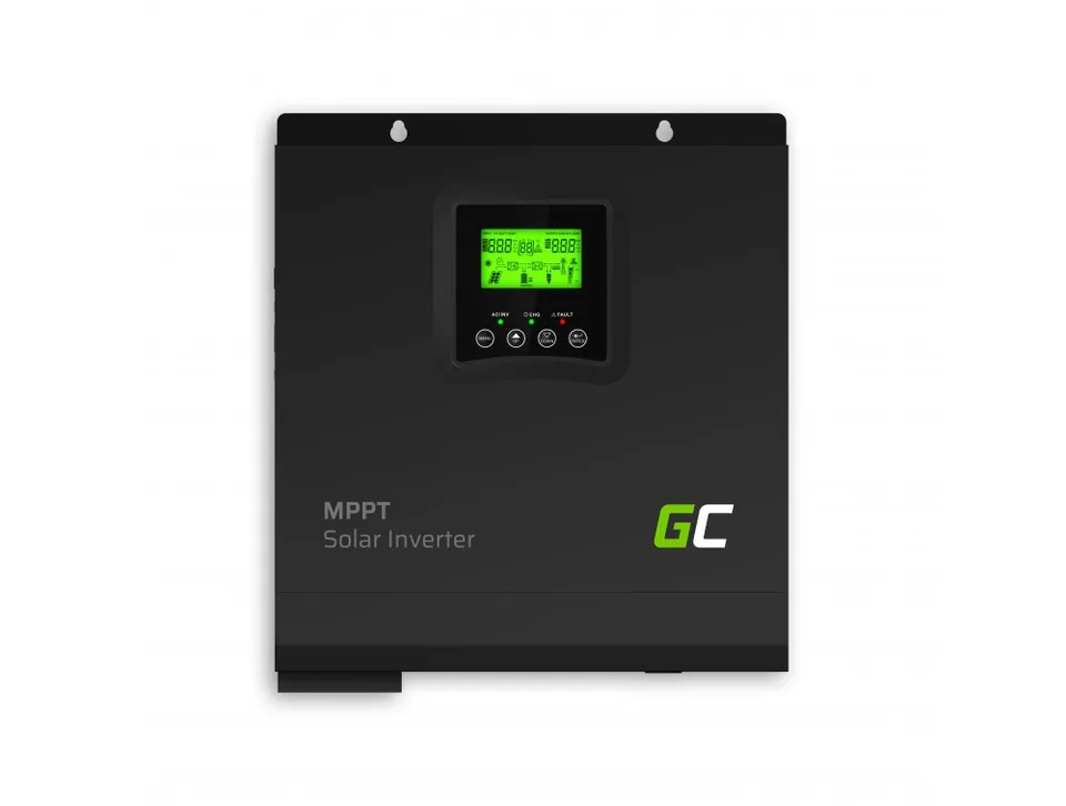 Green Cell Solární invertor Off Grid Inverter s MPPT solární nabíječkou 24VDC 23