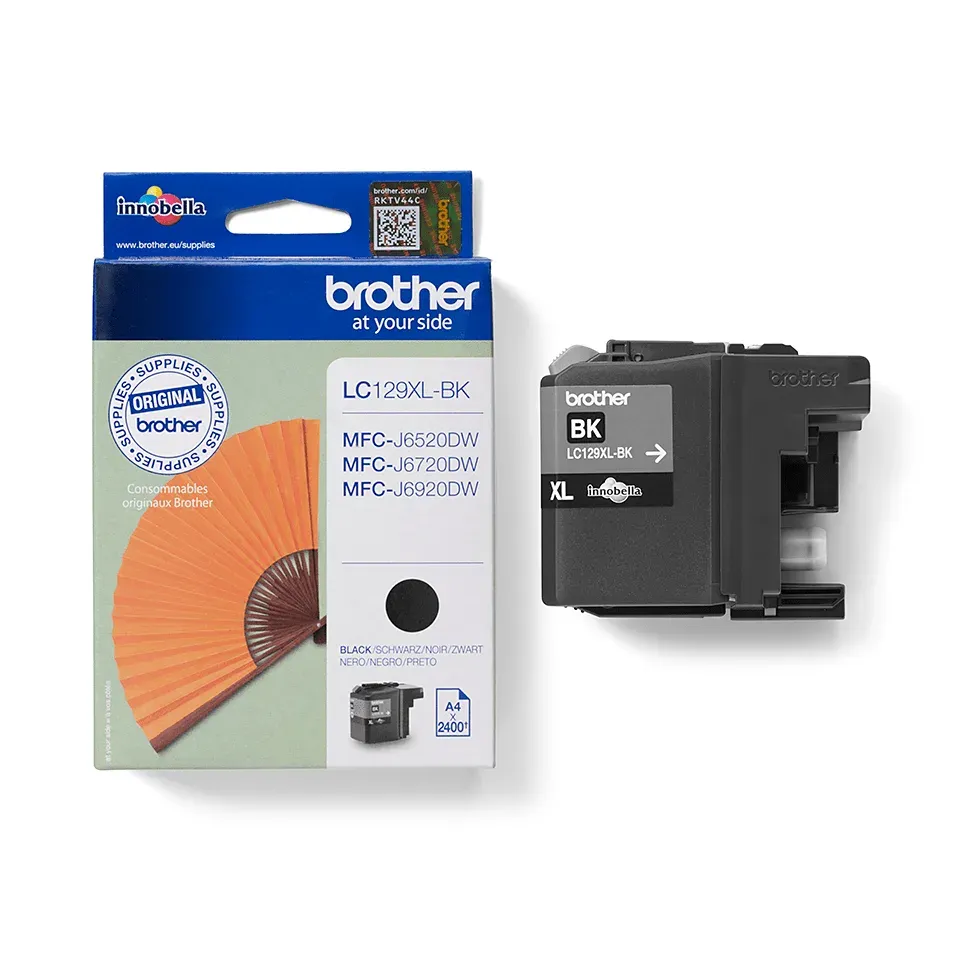 Brother LC-129XLBK (inkoust black,2400 str.@ 5% draft)