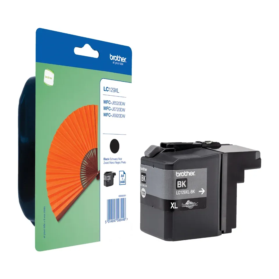 Brother LC-129XLBK (inkoust black,2400 str.@ 5% draft)