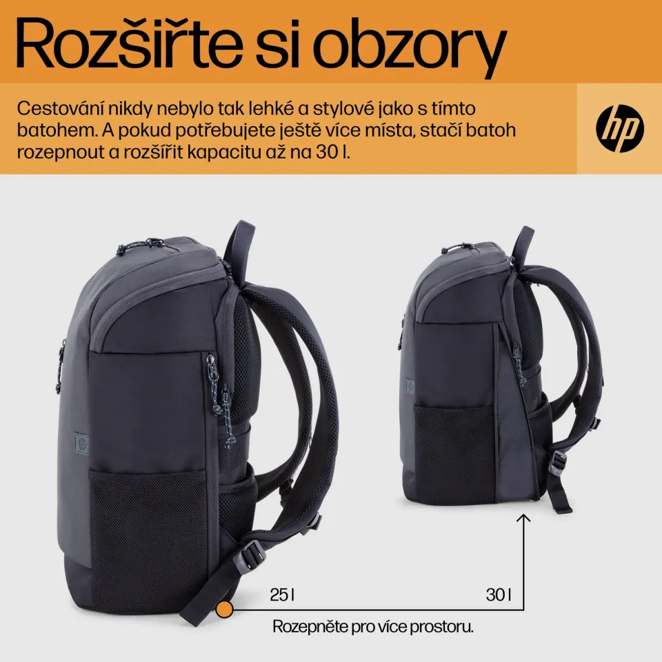 HP Travel 25L 15.6 Laptop BPk/Grey