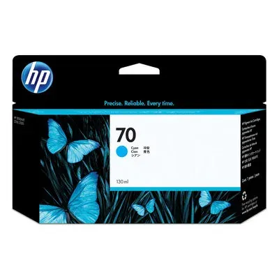 HP C9452A náplň č.70 cyan, azurová