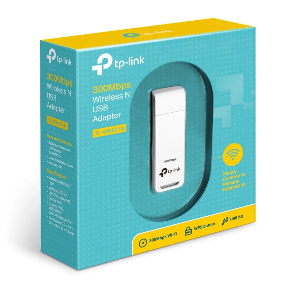TP-LINK TL-WN821N Wifi USB adapter, 300Mbps