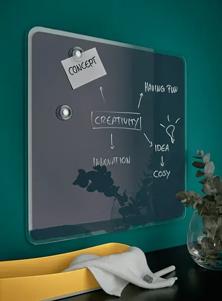 LEITZ Magnetická tabule na zeď Cosy 450x450mm, sametová šedá
