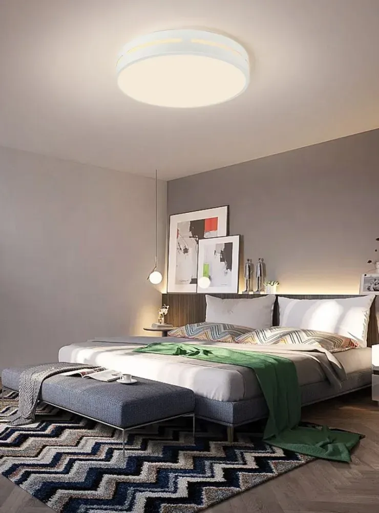 IMMAX NEO LITE PERFECTO SMART stropní svítidlo kruh 50cm, 48W bílé TUYA Wi-Fi