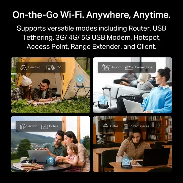 TP-Link BE3600 Wi-Fi 7 Cestovní router