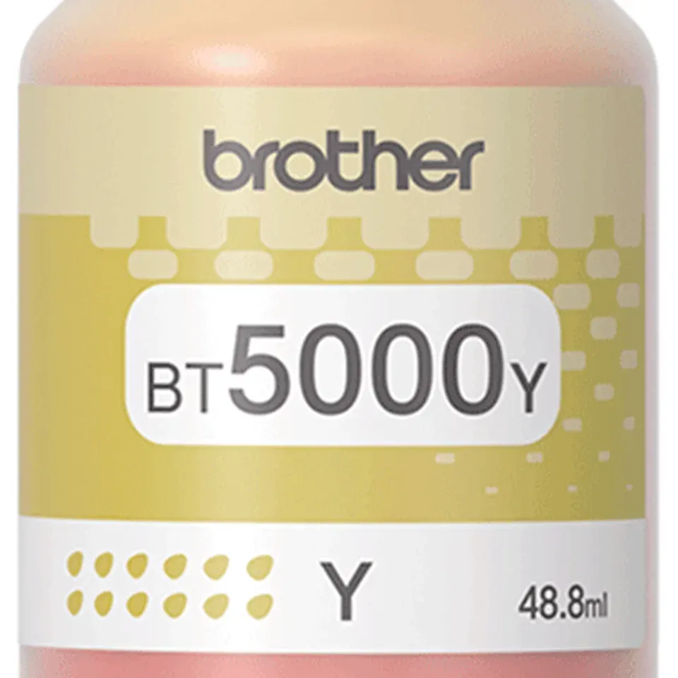 BROTHER BT-5000Y (ne REACH) originální náplň žlutá - 5000 stran