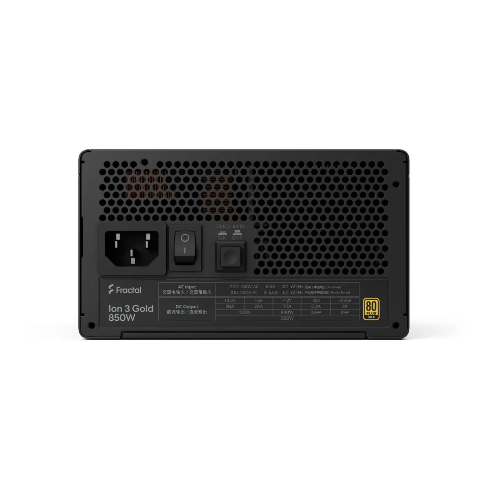 Fractal Ion 3/850W/ATX 3.1/80PLUS Gold/Modular/Retail