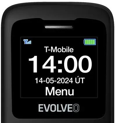 EVOLVEO Mobilní telefon pro seniory EasyPhone ID, černá