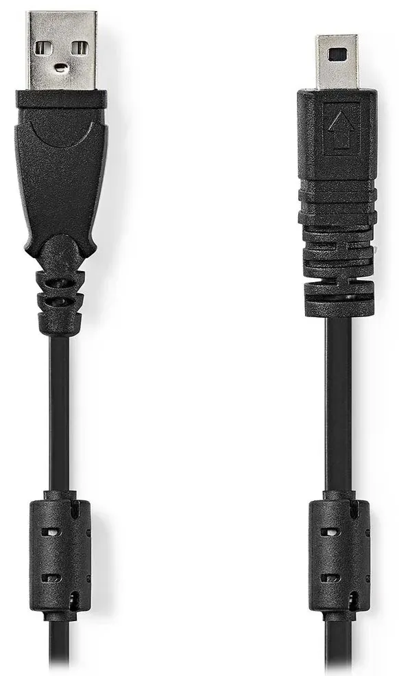 Nedis CCGL60810BK20 - USB Kabel | USB 2.0 | USB-A Zástrčka | UC-E6 8-Pins Zástrč