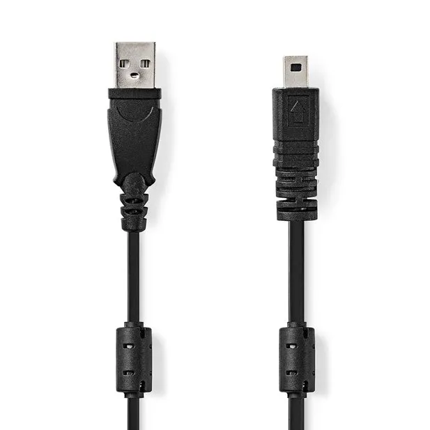 Nedis CCGL60810BK20 - USB Kabel | USB 2.0 | USB-A Zástrčka | UC-E6 8-Pins Zástrč