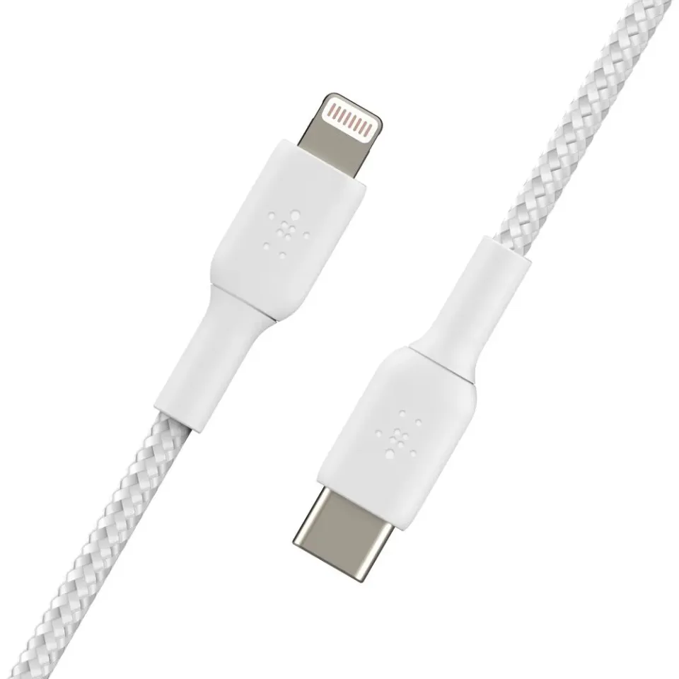 Belkin BOOST CHARGE Lightning/USB-C kabel, 1m, černý - odolný