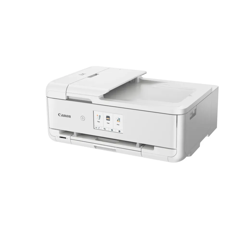 Bazar – Canon PIXMA TS9551Ca – multifunkce A3 (tisk, kopírování, sken), 5 inkoustů, duplex, ADF, Wi-Fi a Ethernet, bílá