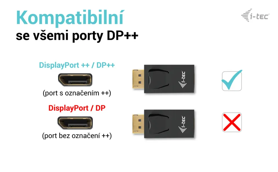 i-tec Passive DisplayPort to HDMI Adapter (max 4K/30Hz)