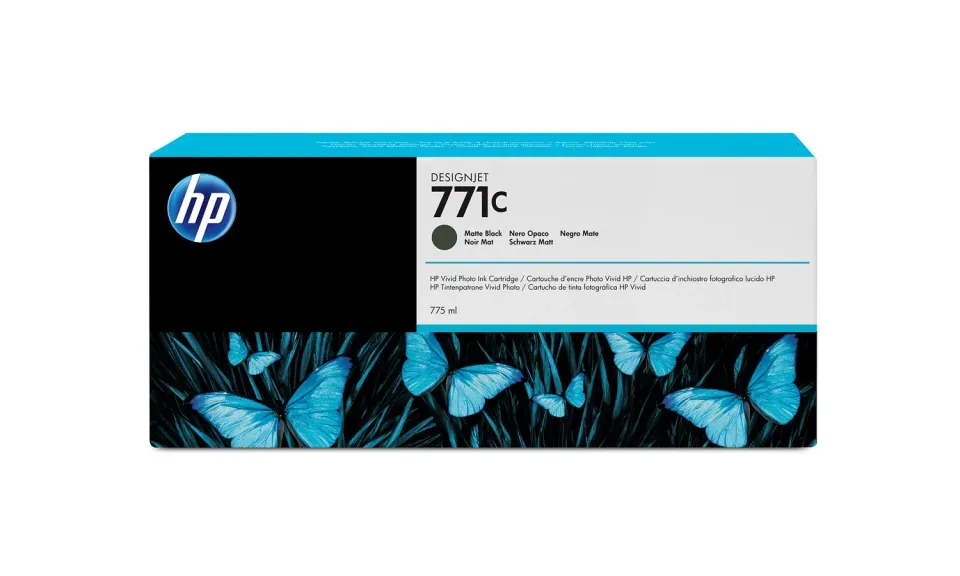 HP B6Y07A náplň č.771C matná černá cca 775ml matt black (designjet Z6200)