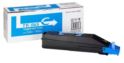 Kyocera toner TK-865C/ TASKalfa 250ci/ 12 000 stran/ azurový