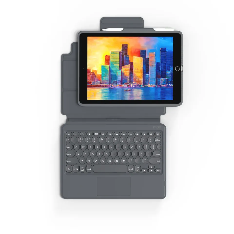 ZAGG Klávesnice Pro Keys+trackpad iPad 10.2 - černá/šedá - EN