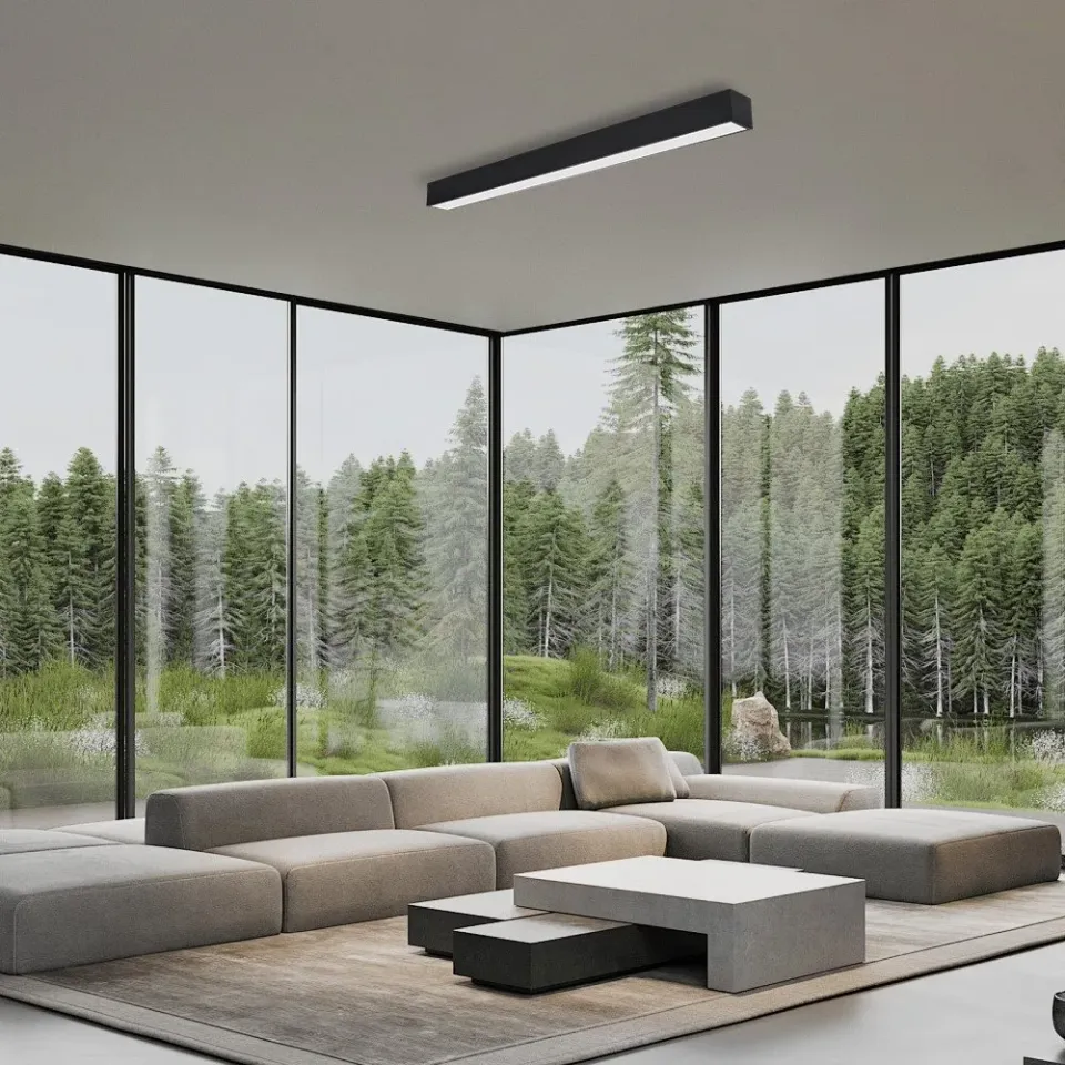 IMMAX NEO LITE LUNGO SMART stropní svítidlo 120cm 38W 2882lm, s podporou BEACON, Wi-Fi, TUYA, černé