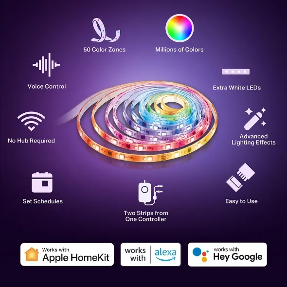 TP-Link Tapo L930-10, Chytrý Wi-Fi světelný pásek, barevný, 10m (Podpora Apple