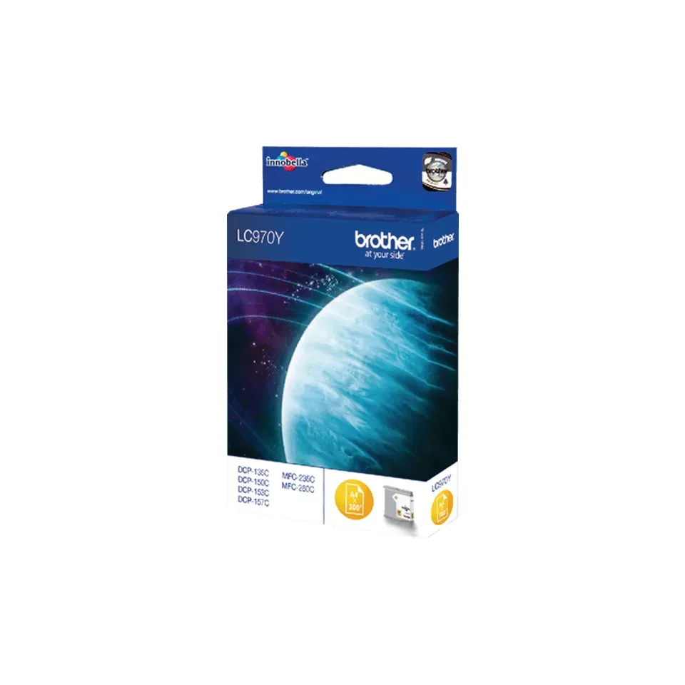 Brother LC-970Y (yellow, 300 str.@ 5%, draft)
