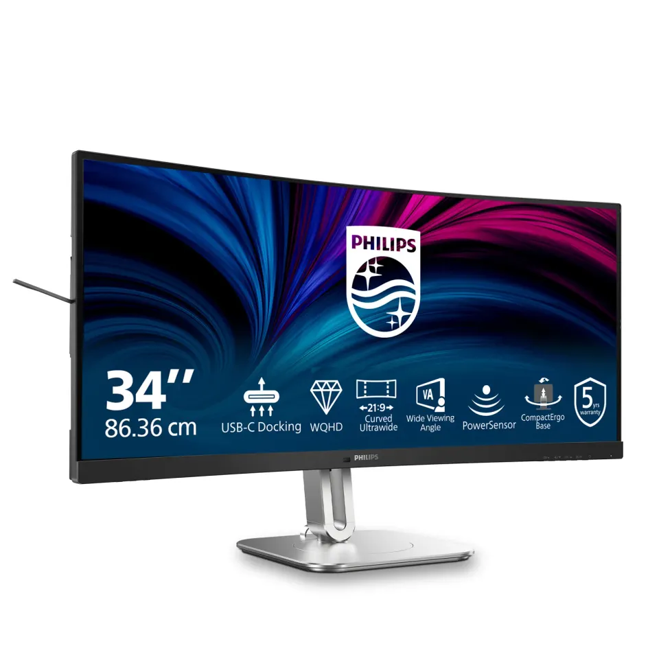 Philips LCD 34B2U5600C 34" zakřivený VA/3440x1440@120Hz/4ms/300cd/2xHDMI/DP/6xUS