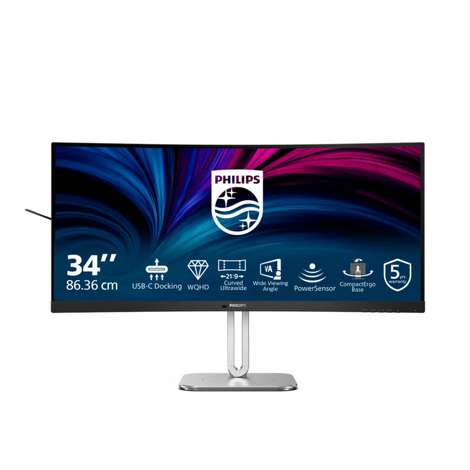 Philips LCD 34B2U5600C 34" zakřivený VA/3440x1440@120Hz/4ms/300cd/2xHDMI/DP/6xUS