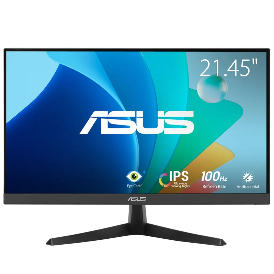 ASUS LCD 22" VY229HF Eye Care Monitor FHD 1920 x 1080 IPS 250cd 1ms 100Hz HDMI VGA 2,7kg