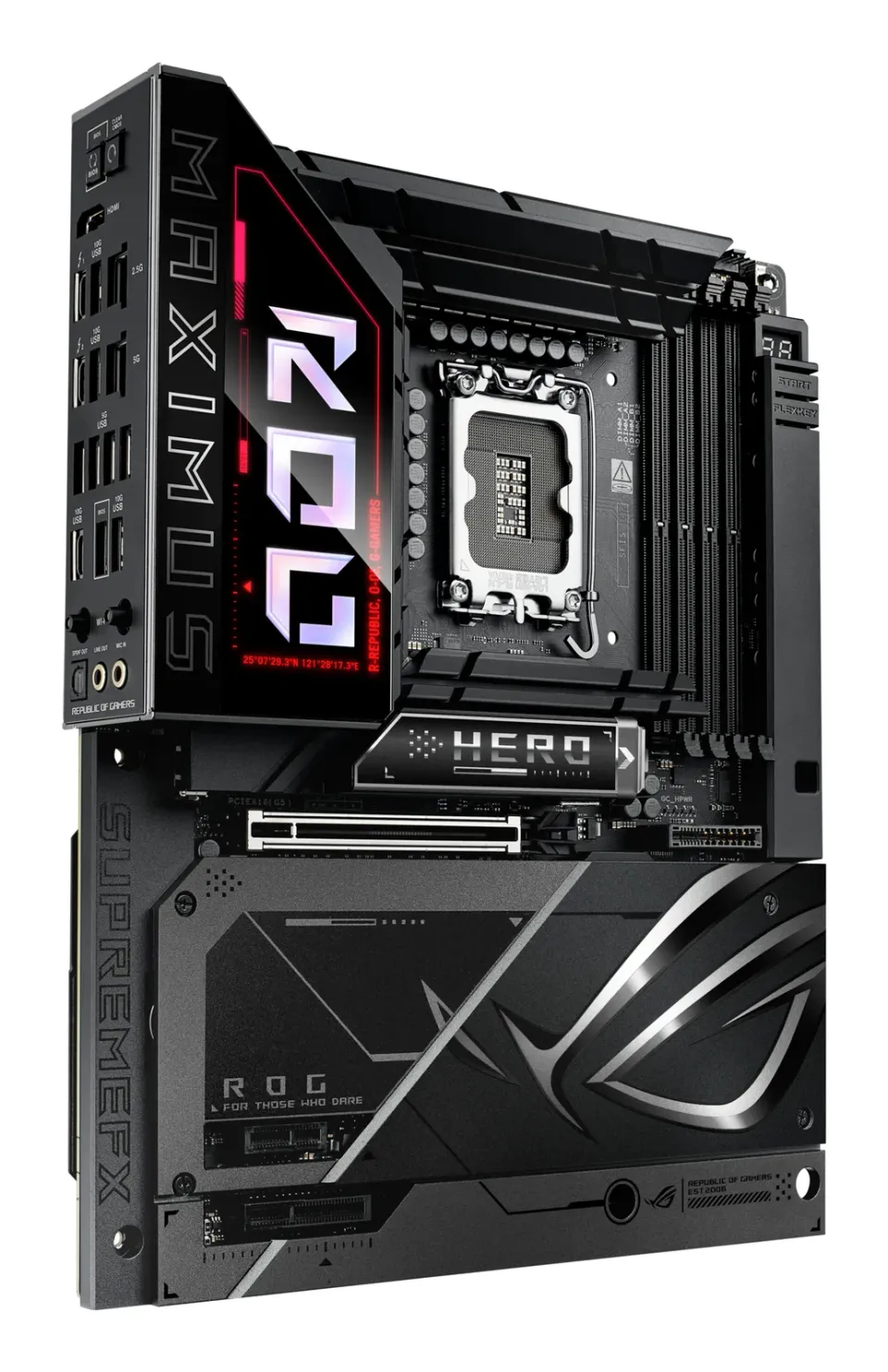 ASUS MB Sc LGA1851 ROG MAXIMUS Z890 HERO BTF, Intel Z890, 4xDDR5, WiFi, 1xHDMI, 2xThunderbolt