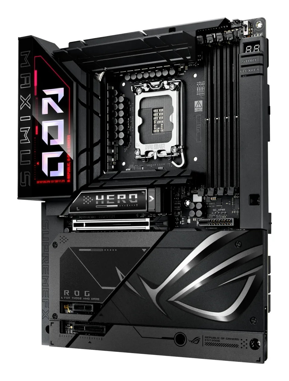 ASUS MB Sc LGA1851 ROG MAXIMUS Z890 HERO BTF, Intel Z890, 4xDDR5, WiFi, 1xHDMI, 2xThunderbolt