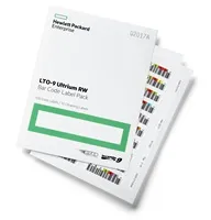 HPE LTO-9 Ultrium RW Bar Code Label Pack (Q2017A) (100 data labels, 10 cleaning labels)