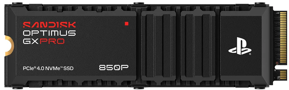 SANDISK OPTIMUS GX PRO 850P NVMe 2TB pro konzole PS5, (R:7300, W:6600MB/s)