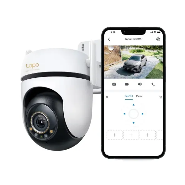 TP-Link Tapo C530WS - Venkovní WiFi kamera PTZ dome, 5MP ( (2880 × 1620 ), ONVIF