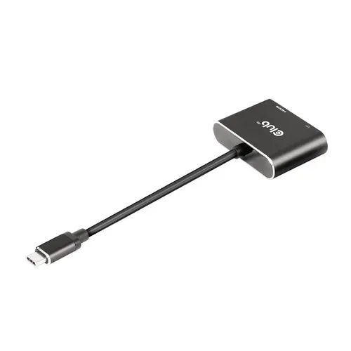 Club3D hub MST (Multi Stream Transport) USB3.2 Gen2 Type-C(DP Alt-Mode) na DisplayPort + HDMI 4K60Hz (M/F)
