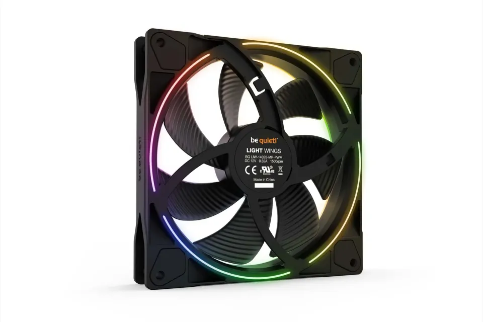 Be quiet! / ventilátor Light Wings / 140mm / PWM / ARGB