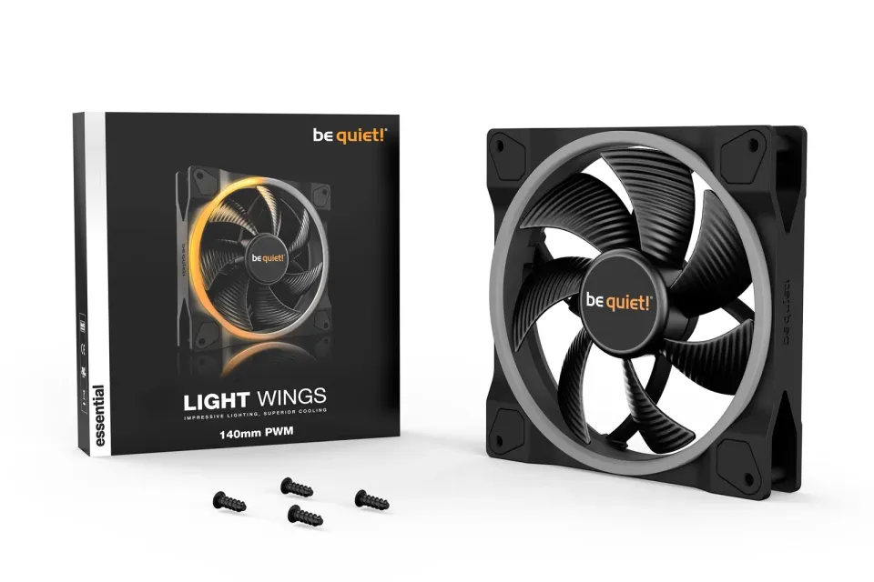 Be quiet! / ventilátor Light Wings / 140mm / PWM / ARGB