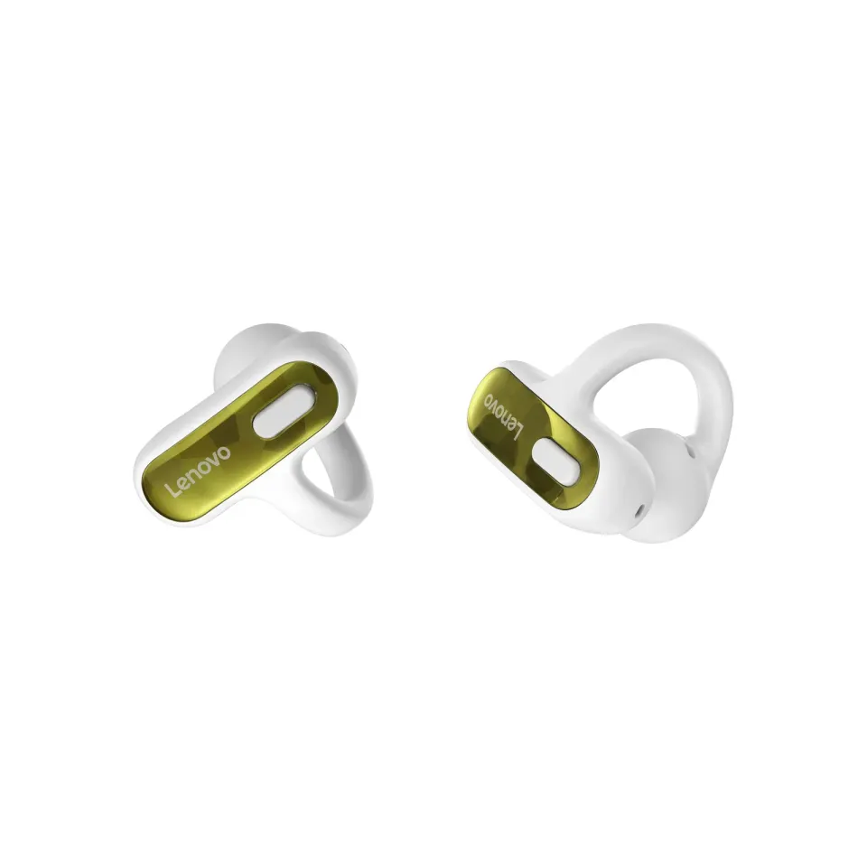 Lenovo Open-Ear Clip-on Earbuds X500 = True Wireless sluchátka v bílé barvě