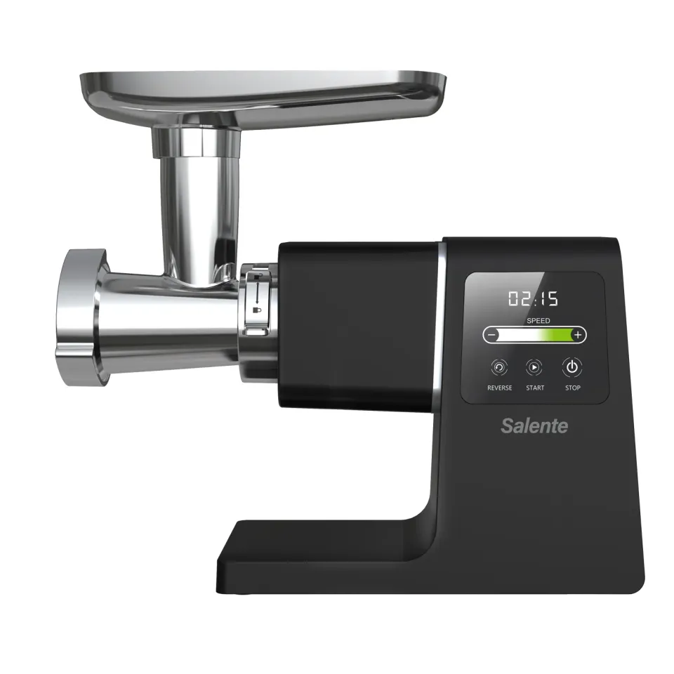Salente MeatPlus, mlýnek na maso s digitálním dotykovým displejem, černý