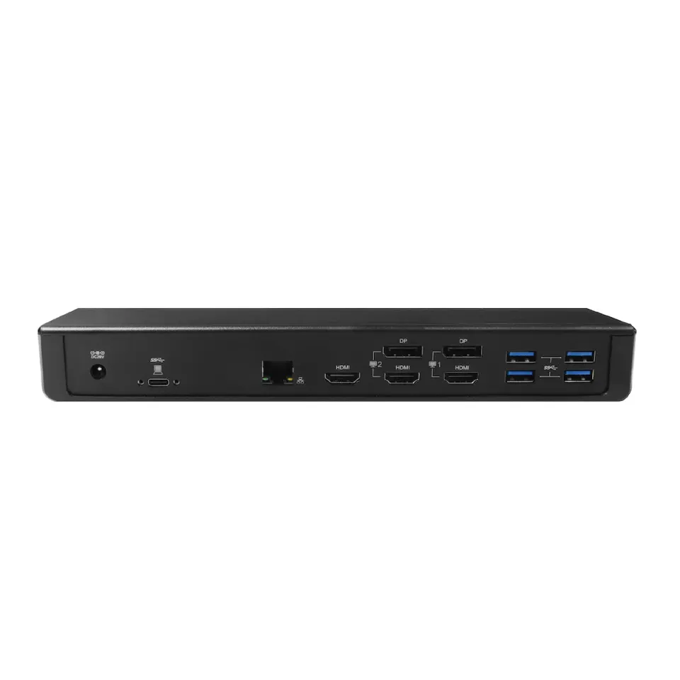 Club3D Dokovací stanice USB-C 13v1, 2xDP, 3xHDMI, 1xUSB-C, 5xUSB, 1xRJ45, 1x3.5mm, černá