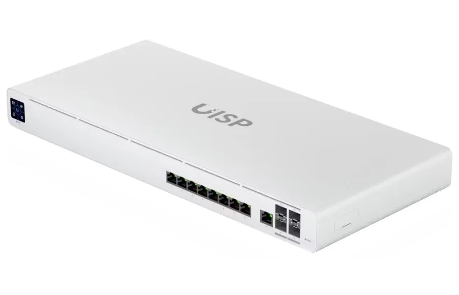 Ubiquiti UISP Router Pro - 9x GbE, 4x SFP+ port, fanless - Výprodej