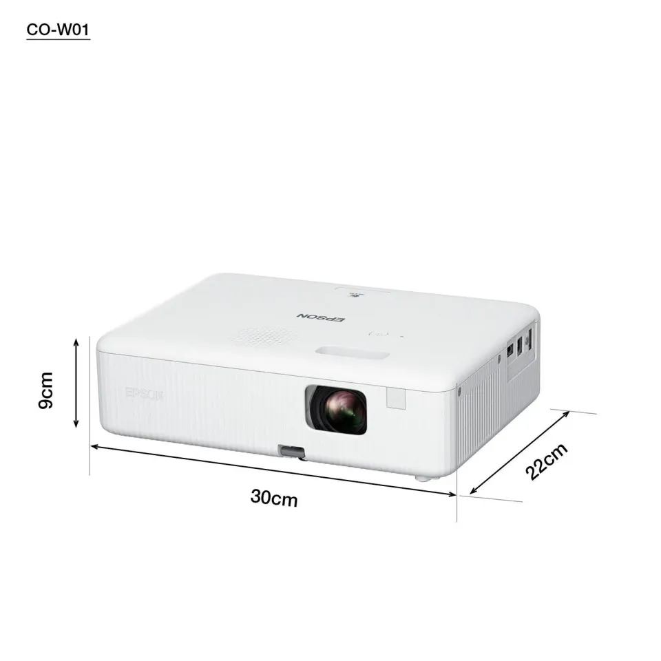 EPSON 3LCD/3chip projektor CO-W01 1280x800 WXGA/3000 ANSI/HDMI//5W Repro