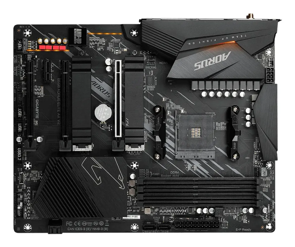 GIGABYTE MB Sc AM4 B550 AORUS ELITE AX V2, AMD B550, 4xDDR4, 1xDP, 1xHDMI