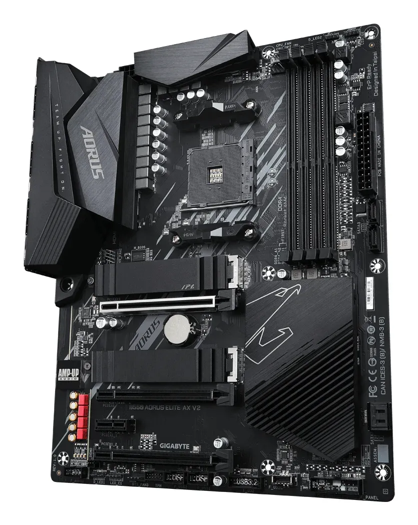 GIGABYTE MB Sc AM4 B550 AORUS ELITE AX V2, AMD B550, 4xDDR4, 1xDP, 1xHDMI