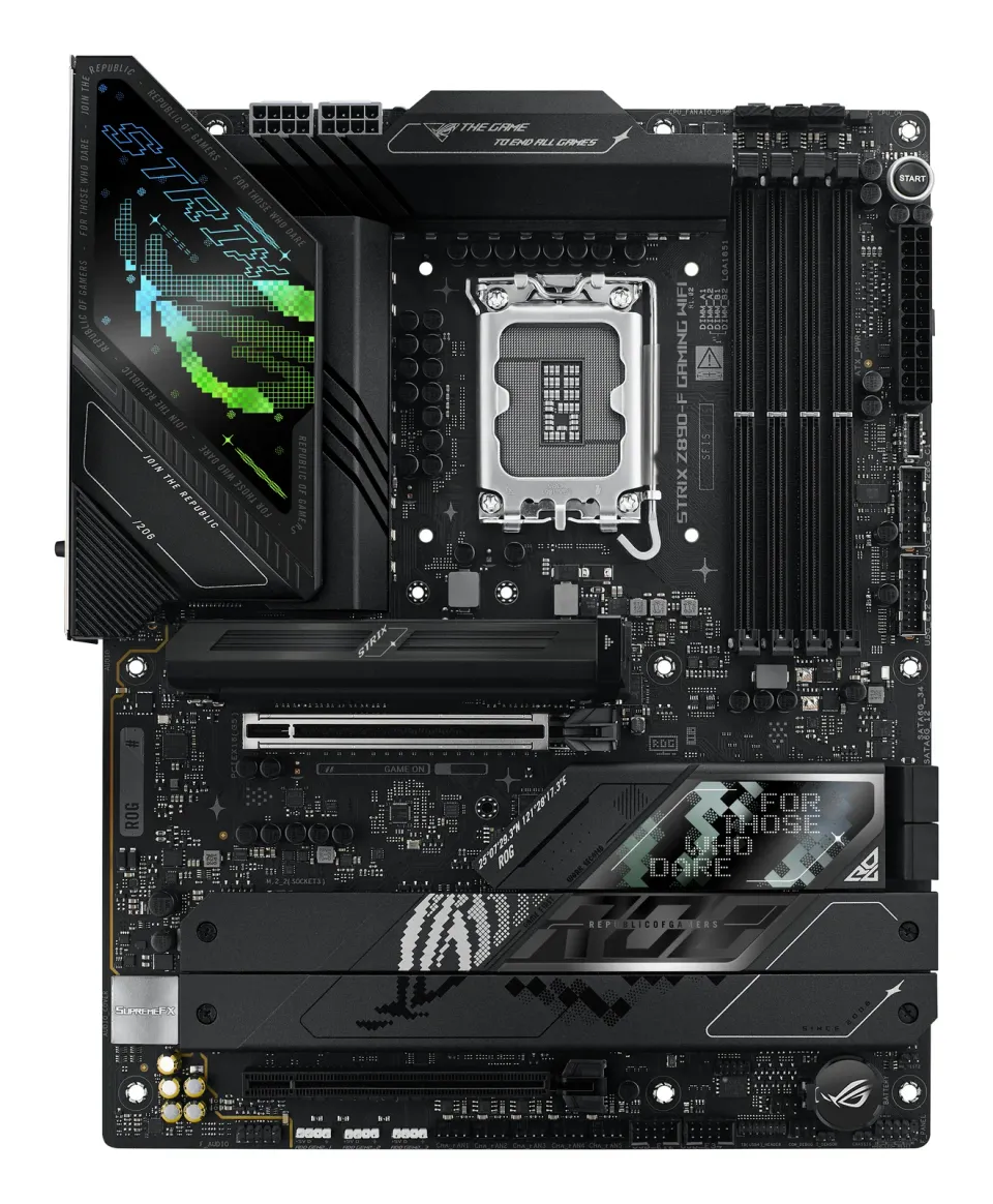 ASUS MB Sc LGA1851 ROG STRIX Z890-F GAMING WIFI, Intel Z890, 4xDDR5, 1xDP, 1xHDMI, 2xThunderbolt, WI-FI, ATX