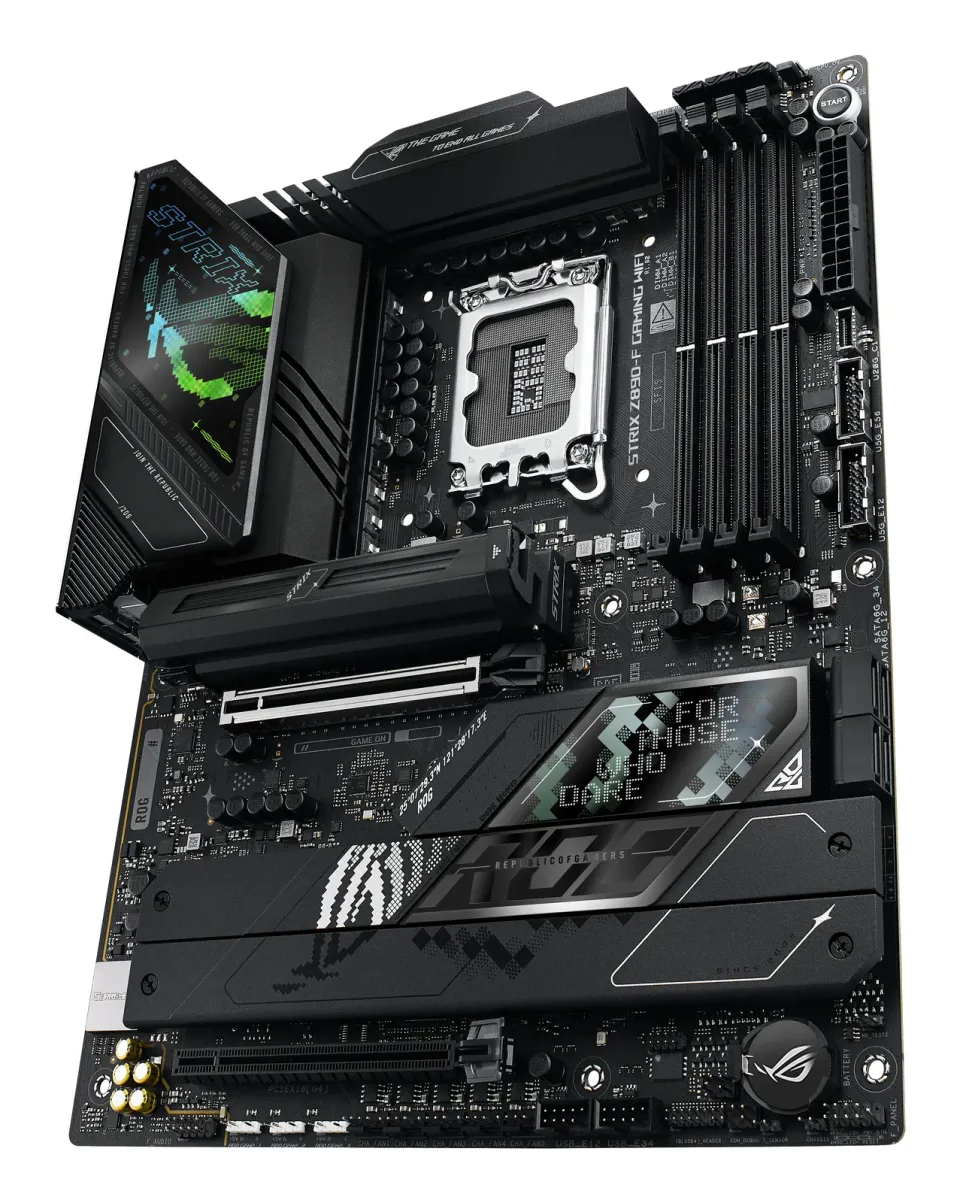 ASUS MB Sc LGA1851 ROG STRIX Z890-F GAMING WIFI, Intel Z890, 4xDDR5, 1xDP, 1xHDMI, 2xThunderbolt, WI-FI, ATX