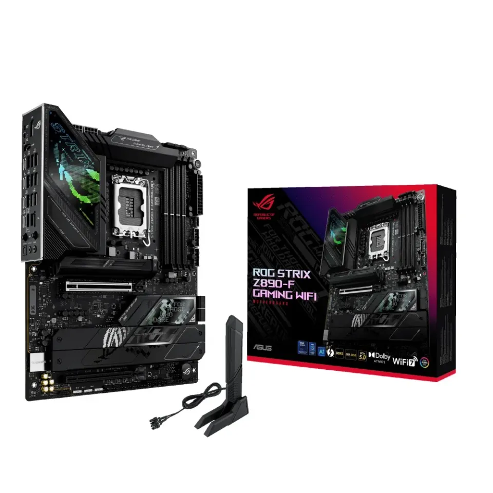 ASUS MB Sc LGA1851 ROG STRIX Z890-F GAMING WIFI, Intel Z890, 4xDDR5, 1xDP, 1xHDMI, 2xThunderbolt, WI-FI, ATX