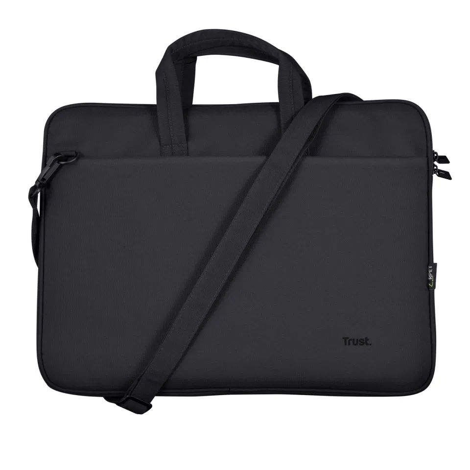 TRUST Sada brašna na notebook 16" Notebook Bag + Bezdrátová Myš, černá