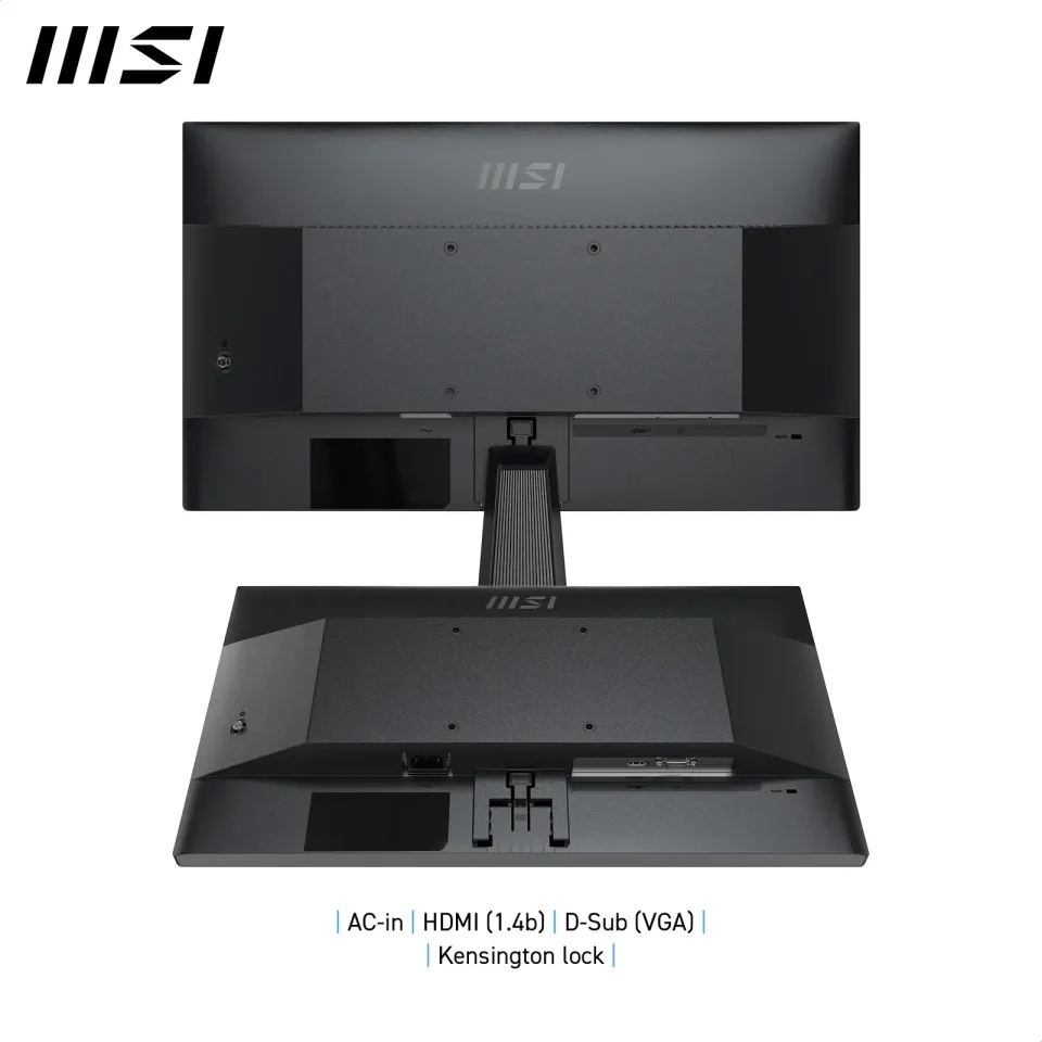 MSI monitor PRO MP225V, 21,5" VA/1920 x 1080 FHD/100Hz/1ms/HDMI/D-Sub/černá