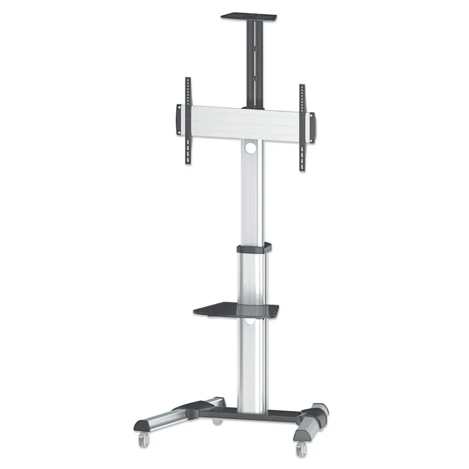 MANHATTAN Stojan TV, multifunkční (-12° ~ 5°, 37"-70", max. 50kg) černo-stříbrné